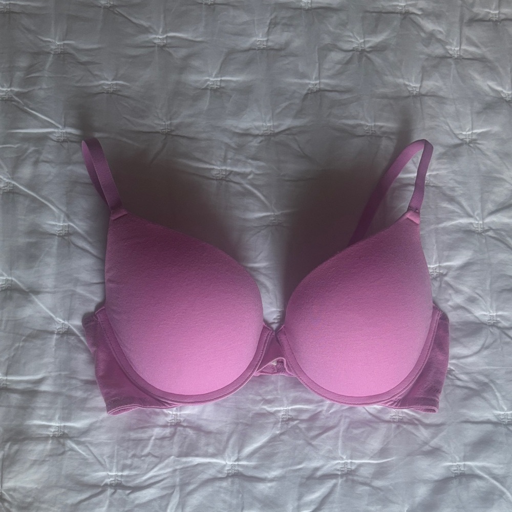 PINK Victoria's Secret Wear Anywhere Push-up Vibrant Pink Bra